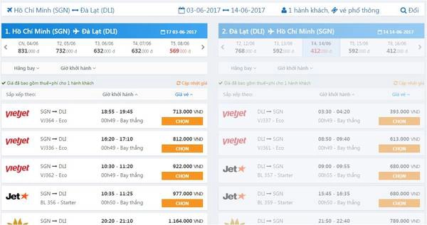 Chặng HCM - Đà Lạt. Chặng HCM - Đà Lạt.
