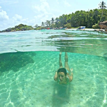 Hòn đảo hoang sơ không bóng người này là thiên đường cho những người đam mê bộ môn lặn biển. Làn nước biển xanh trong tận đáy sẽ dẫn bạn tới khung cảnh đẹp mê hồn dưới nước. Các rạn san hô ở ngay sát bờ, mật độ dày đến mức chỉ cần úp mặt xuống nước là đã thấy. Đây cũng chính là nơi bảo tồn san hô của vùng phía Nam đảo ngọc Phú Quốc Hòn đảo hoang sơ không bóng người này là thiên đường cho những người đam mê bộ môn lặn biển. Làn nước biển xanh trong tận đáy sẽ dẫn bạn tới khung cảnh đẹp mê hồn dưới nước. Các rạn san hô ở ngay sát bờ, mật độ dày đến mức chỉ cần úp mặt xuống nước là đã thấy. Đây cũng chính là nơi bảo tồn san hô của vùng phía Nam đảo ngọc Phú Quốc