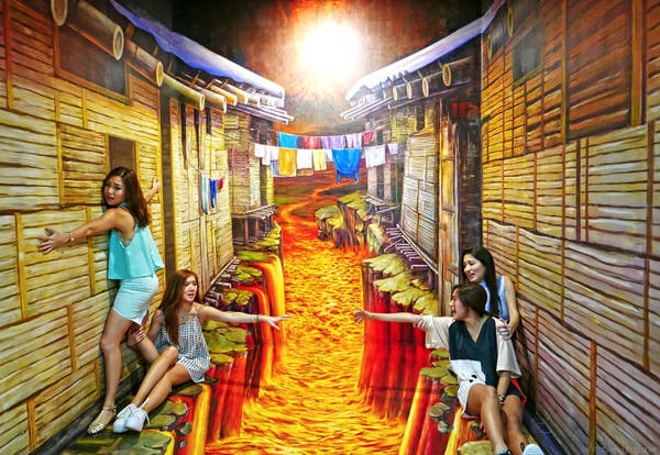 Bảo tàng đánh lừa thị giác - Trick Eye Museum Singapore. Ảnh: itscamilleco.com Bảo tàng đánh lừa thị giác - Trick Eye Museum Singapore. Ảnh: itscamilleco.com