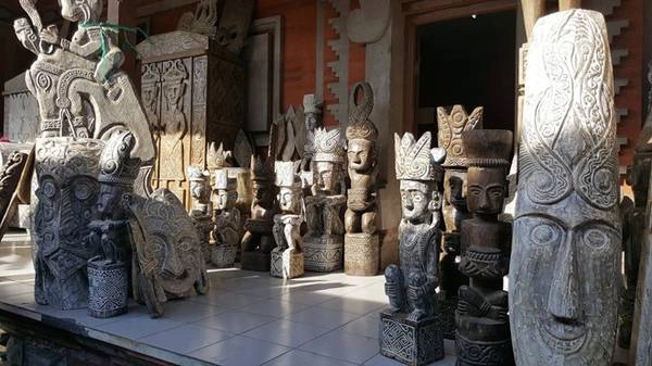 Làng thủ công mỹ nghệ tại Ubud.