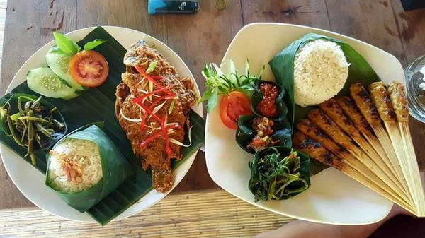 Ẩm thực truyền thống của Bali.