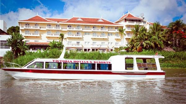 Thuyền cao tốc Victoria là phương tiện lý tưởng cùng du khách khám phá sự kỳ bí tại lưu vực sông Mekong