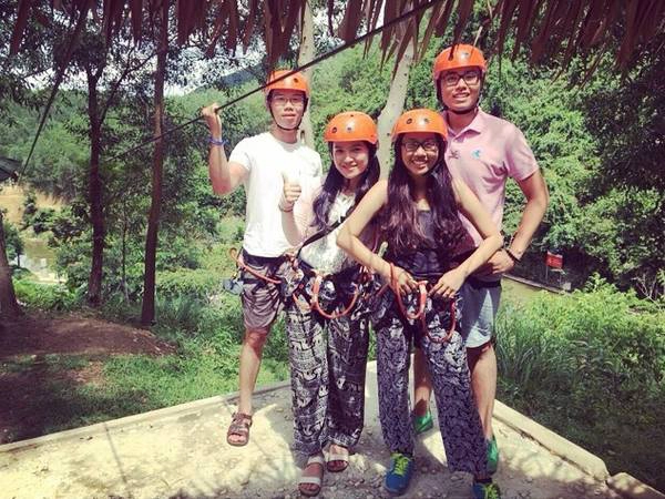 Sẵn sàng đu Zipline. Ảnh: madebydeena Sẵn sàng đu Zipline. Ảnh: madebydeena