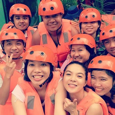Ai cũng tươi rói. Ảnh: huyendang29 Ai cũng tươi rói. Ảnh: huyendang29