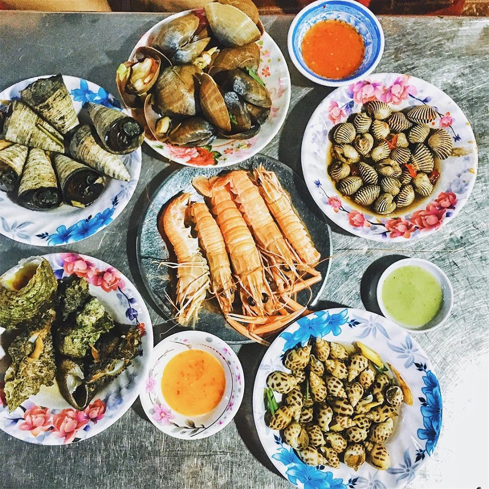 Các món hải sản tươi ngon với giá rất rẻ ở Quy Nhơn