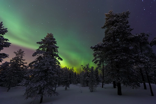 Khung cảnh Bắc cực quang ở Rovaniemi Khung cảnh Bắc cực quang ở Rovaniemi