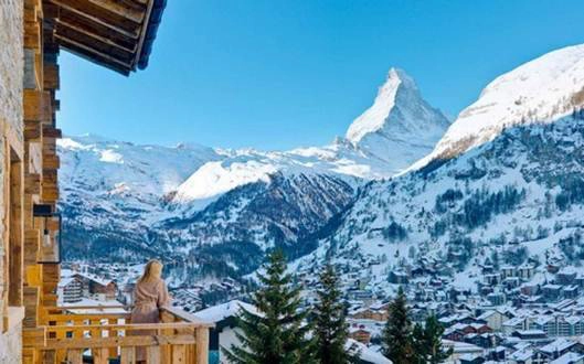 Vẻ đẹp của Zermatt tựa như chốn bồng lai, tiên cảnh. 