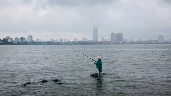 Một góc Hồ Tây.