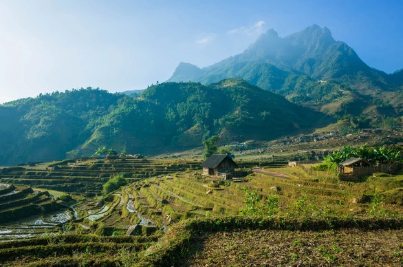 Khung cảnh bình yên ở Tây Bắc