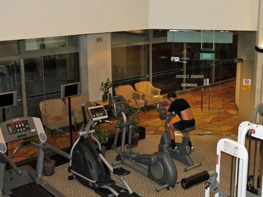 Phòng tập gym với trang thiết bị hiện đại dành cho những du khách có nhu cầu.