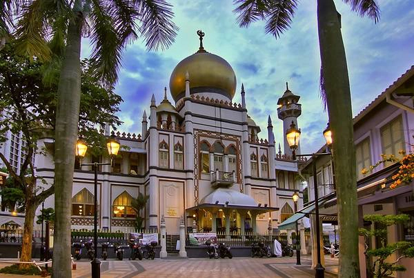 Nhà thờ Hồi giáo Sultan ở Kampong Glam. Ảnh: flickr.com Nhà thờ Hồi giáo Sultan ở Kampong Glam. Ảnh: flickr.com