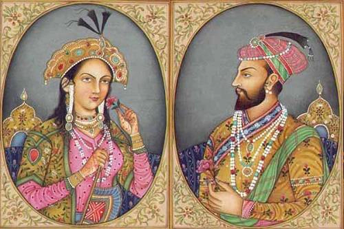 Hoàng đế Shah Jahan và người vợ yêu dấu - Hoàng hậu Mumtaz. Ảnh: Shadetreecafe Hoàng đế Shah Jahan và người vợ yêu dấu - Hoàng hậu Mumtaz. Ảnh: Shadetreecafe