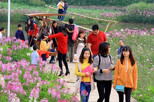 Chen chân chờ đợi để chụp ảnh. Chen chân chờ đợi để chụp ảnh.