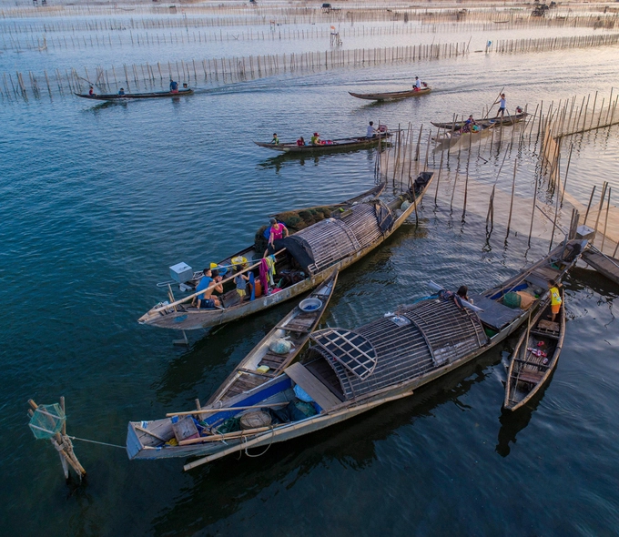 Sau khi trải nghiệm cuộc sống nhộn nhịp ngư dân và ghi lại vẻ đẹp yên bình Đầm Chuồn, du khách trên đường về đừng quên ghé chợ làng Chuồn thưởng thức món bánh khoái cá kình nổi tiếng. Sau khi trải nghiệm cuộc sống nhộn nhịp ngư dân và ghi lại vẻ đẹp yên bình Đầm Chuồn, du khách trên đường về đừng quên ghé chợ làng Chuồn thưởng thức món bánh khoái cá kình nổi tiếng.