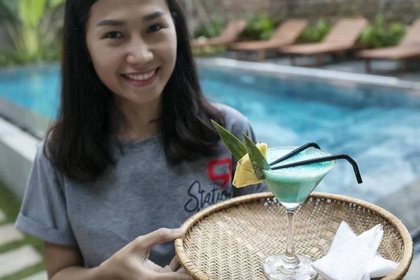 Cocktail sẽ được phục vụ tận nơi