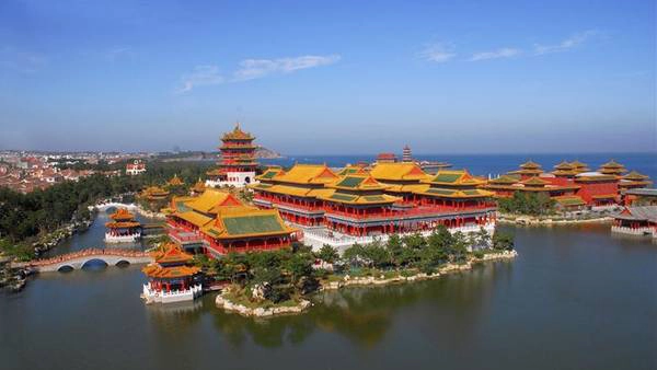 Toàn cảnh Di Hòa Viên nhìn từ trên cao. Ảnh: baidu Toàn cảnh Di Hòa Viên nhìn từ trên cao. Ảnh: baidu
