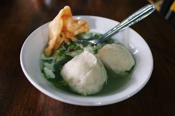 Món bakso ở Bali.