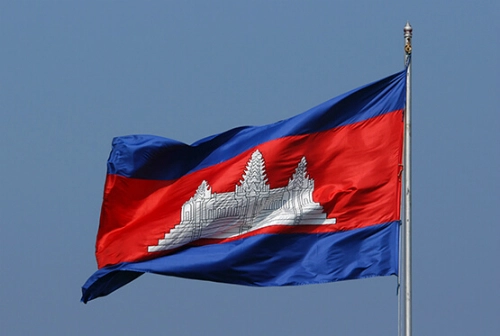 Quốc kỳ Campuchia. Ảnh: VnExpress