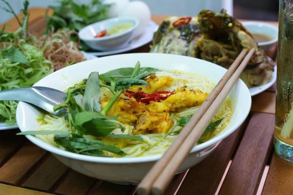 Hương vị món bún cá Châu Đốc không hề lẫn với bất cứ món bún cá nào khác. Ảnh: tigerlx.wordpress.com Hương vị món bún cá Châu Đốc không hề lẫn với bất cứ món bún cá nào khác. Ảnh: tigerlx.wordpress.com