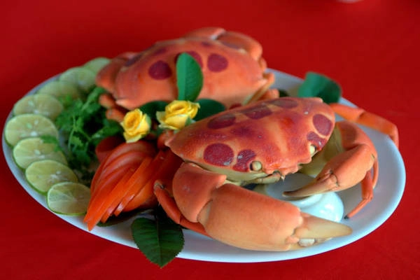 Cua Mặt Trăng. Ảnh: bikipdulich Cua Mặt Trăng. Ảnh: bikipdulich