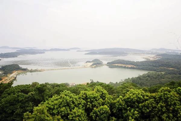 Từ trên ngọn hải đăng, bạn có thể ngắm nhìn toàn bộ cảnh quan xung quanh Cô Tô với núi, biển và những hòn đảo nhỏ phía xa xa. Từ trên ngọn hải đăng, bạn có thể ngắm nhìn toàn bộ cảnh quan xung quanh Cô Tô với núi, biển và những hòn đảo nhỏ phía xa xa.