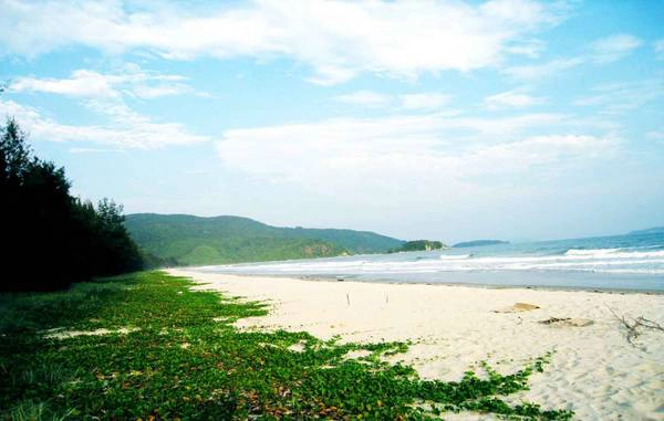 Bãi biển ở đây rất hoang sơ và hầu như chưa có sự can thiệp của các dịch vụ du lịch. Ảnh: ST Bãi biển ở đây rất hoang sơ và hầu như chưa có sự can thiệp của các dịch vụ du lịch. Ảnh: ST