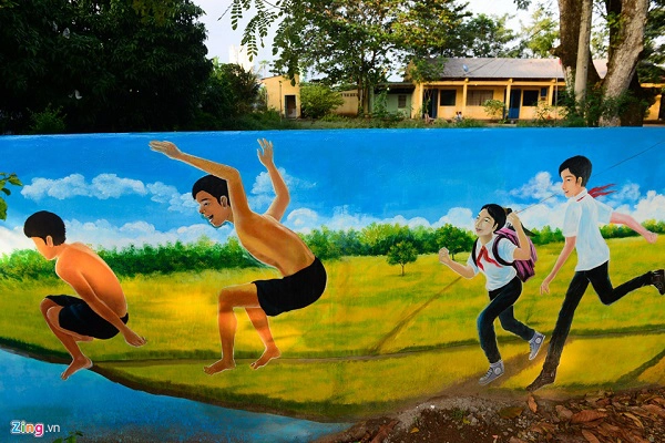 Những bức tranh được trang trí trước trường Tiểu học Phạm Ngũ Lão, TP. Cao Lãnh. Khi cầu Cao Lãnh được thông xe, làng bích họa sẽ trở thành điểm nhấn du lịch thu hút khách cùng với một số địa danh đặc sắc khác của Đồng Tháp.Đồng ThápĐồng Tháp Những bức tranh được trang trí trước trường Tiểu học Phạm Ngũ Lão, TP. Cao Lãnh. Khi cầu Cao Lãnh được thông xe, làng bích họa sẽ trở thành điểm nhấn du lịch thu hút khách cùng với một số địa danh đặc sắc khác của Đồng Tháp.Đồng ThápĐồng Tháp