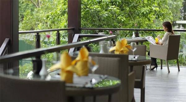 Không gian thoáng đãng tại khách sạn.