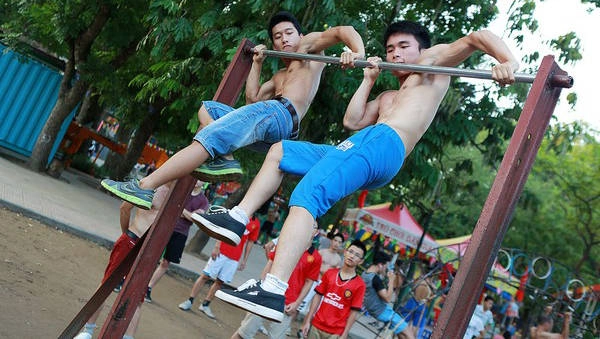 Du lich Ha Noi - Biểu diễn Street Workout