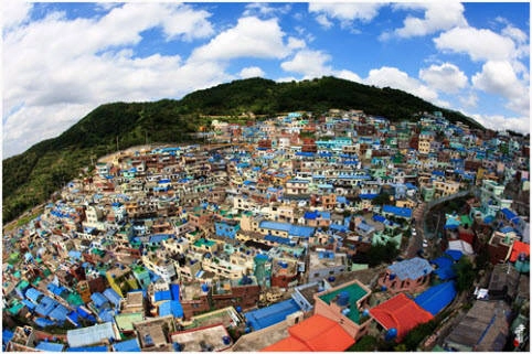 Ngôi làng giàu nghệ thuật ở Busan, Hàn Quốc Ngôi làng giàu nghệ thuật ở Busan, Hàn Quốc