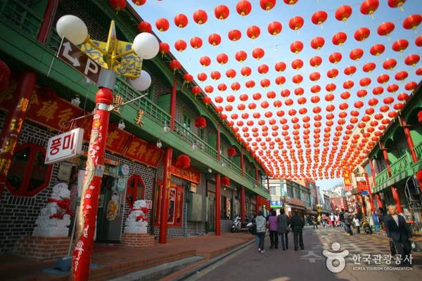 Khu Chinatown ở thành phố Incheon. Ảnh: English.visitkorea.or.kr