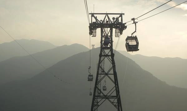 Cáp treo Ngong Ping.