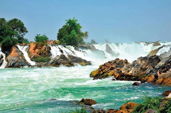 Thác Khone Phapheng được mệnh danh là Niagara của châu Á. Ảnh: laostravelpackage.blogspot.com Thác Khone Phapheng được mệnh danh là Niagara của châu Á. Ảnh: laostravelpackage.blogspot.com