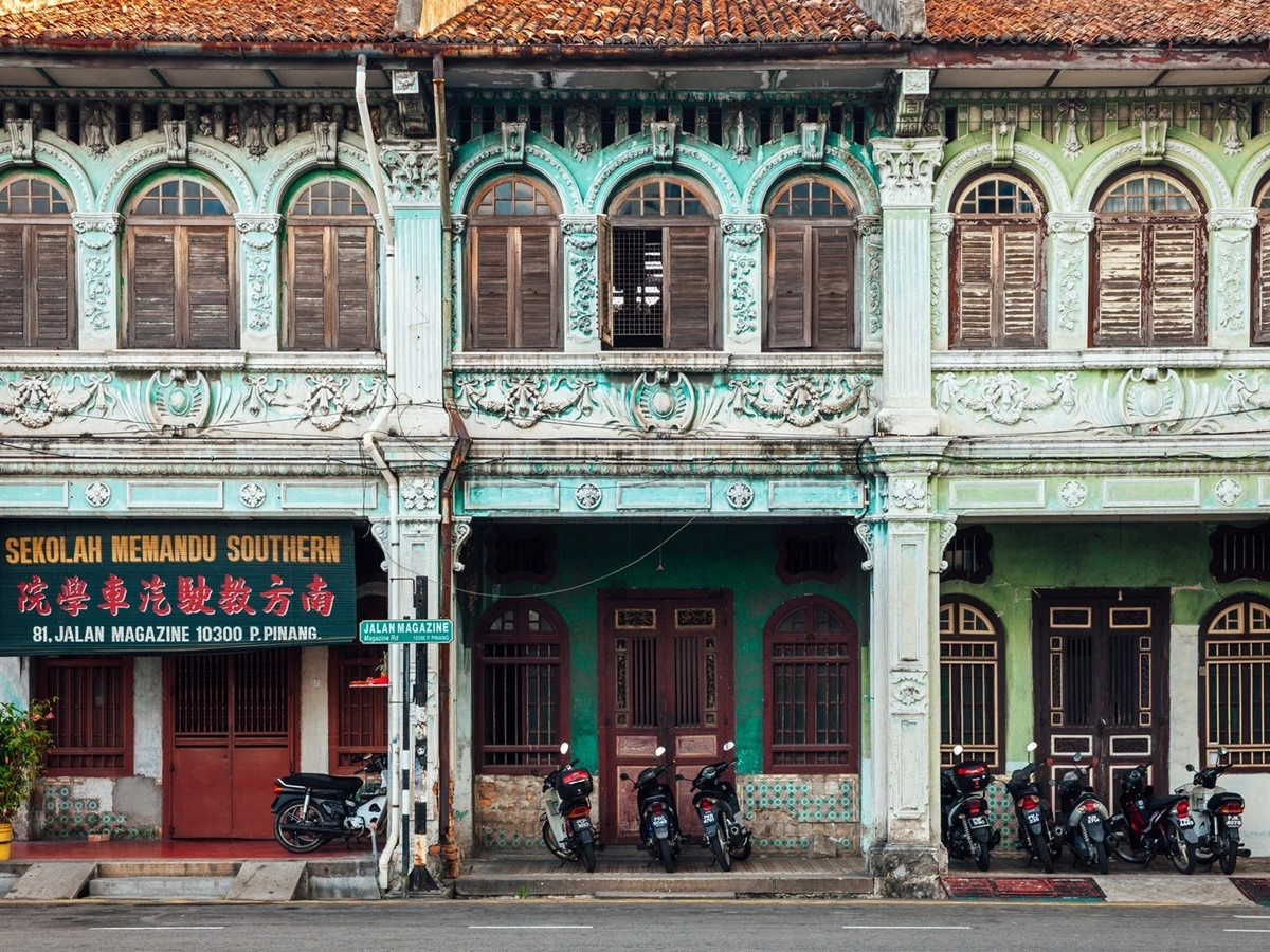 Khu nhà cổ tại George Town. Ảnh: ngoisao.vnexpress