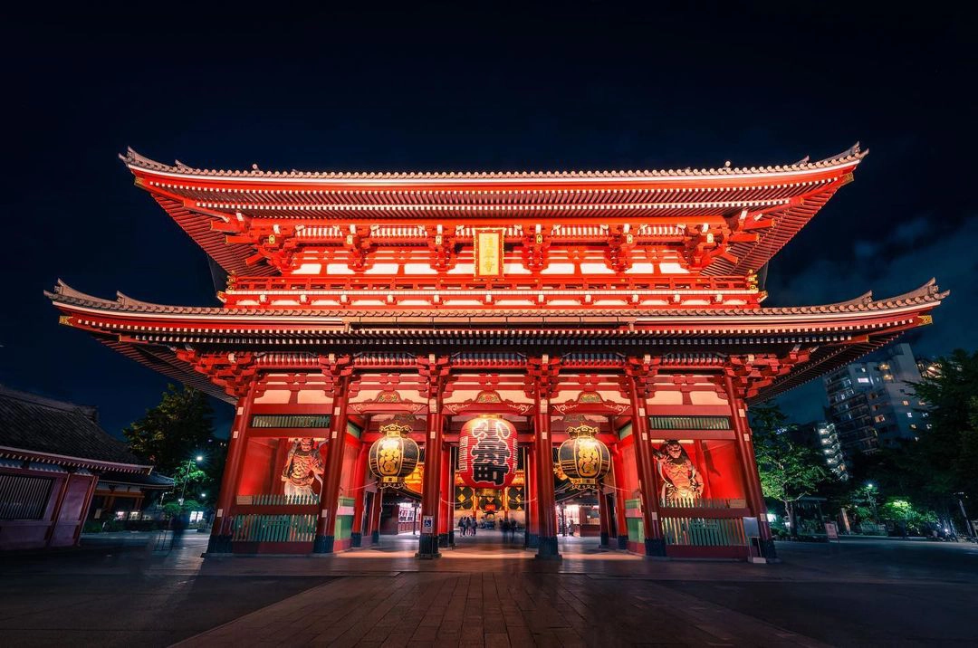 Đền Sensoji. Ảnh: @mountfujijapan