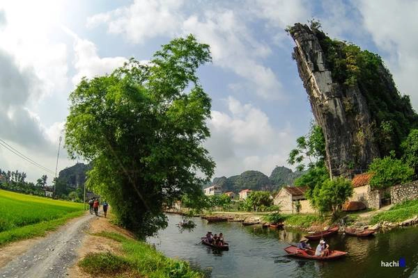 Khung cảnh bình yên ở Ninh Bình. Ảnh: Hachi8 Khung cảnh bình yên ở Ninh Bình. Ảnh: Hachi8