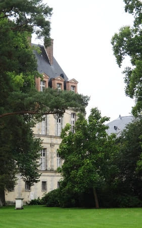 Một góc lâu đài Fontainebleau