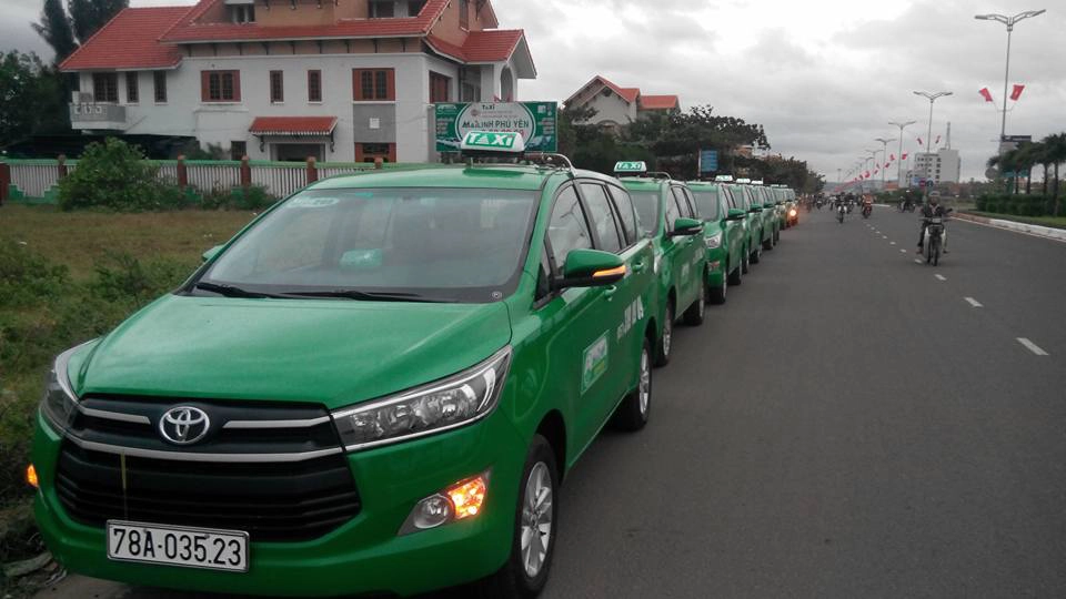 Các hãng taxi ở Phú Yên cũng rất đa dạng