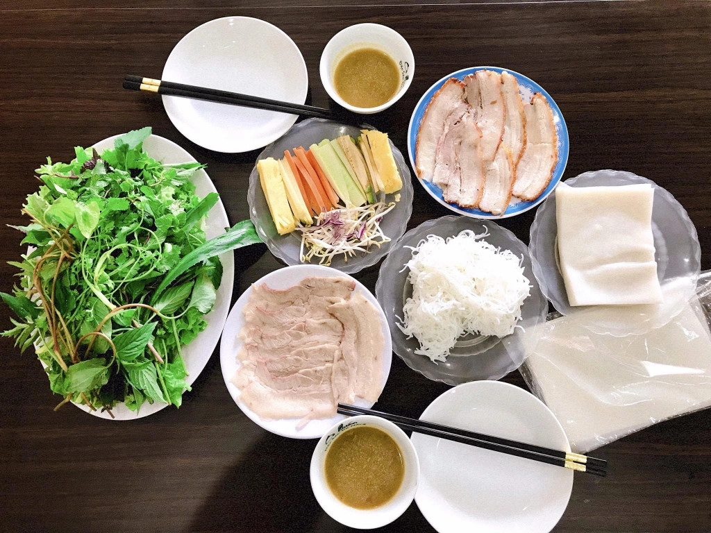 Món ăn Quảng Nam ivivu 3 Bánh tráng cuốn