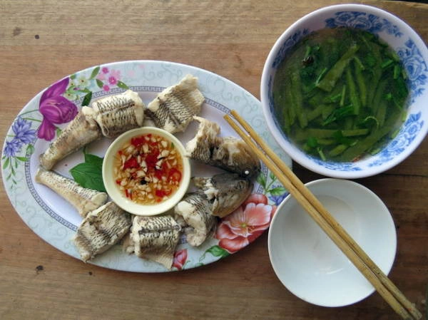 Canh cá thửng nấu lưỡi long - Ảnh: Minh Kỳ