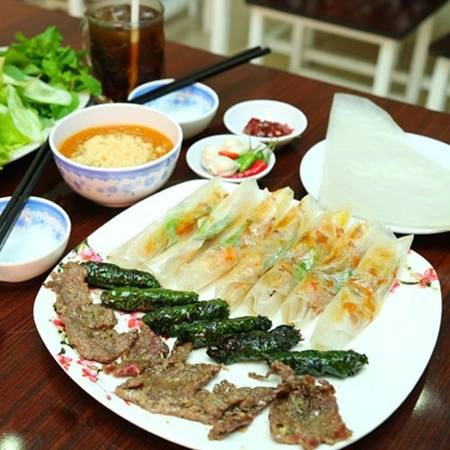 Món ram thịt nướng đã có từ rất lâu tại Quảng Ngãi. (Nguồn: Internet) Món ram thịt nướng đã có từ rất lâu tại Quảng Ngãi. (Nguồn: Internet)