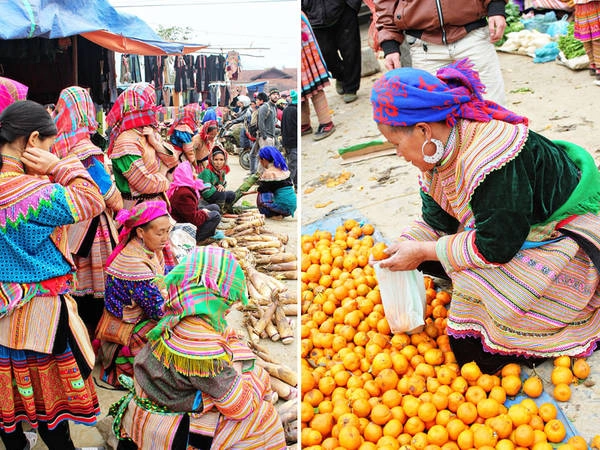 Đến đây du khách có thể tìm thấy bất kỳ vật dụng nào cần thiết cho cuộc sống của người dân tộc từ cuốc, xẻng tới đồ thổ cẩm hay thậm chí là trâu ngựa, được phân chia khá rõ ràng thành các khu chợ nhỏ hơn để dễ tìm kiếm.