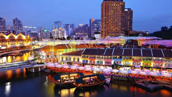 Clarke Quay nhộn nhịp. Ảnh: Parkhotelgroup.com