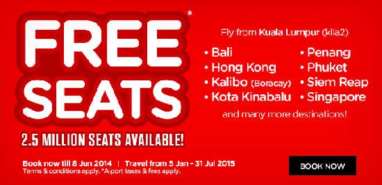 AirAsia bán vé siêu rẻ 'Free Seat'