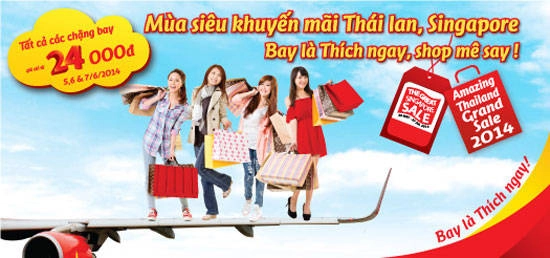 VietJetAir tung 240.000 vé máy bay giá rẻ 24.000 đồng