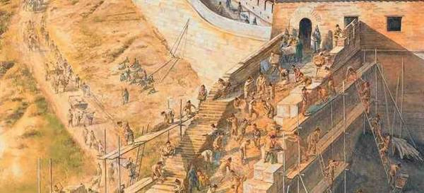 Đàn ông buộc phải đi xây Vạn Lý Trường Thành.