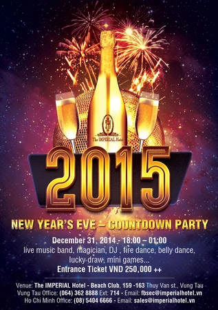 Countdown Party 2015 được đánh giá là sự kiện hoành tráng và sôi động nhất tại Thành phố Vũng Tàu.