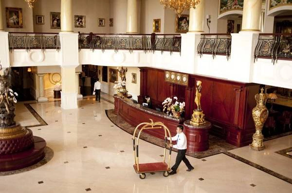 Khu vực sảnh của khách sạn