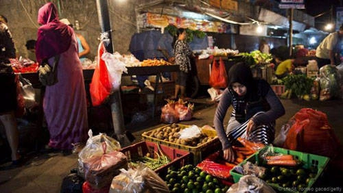 Chợ đêm ở Jakarta