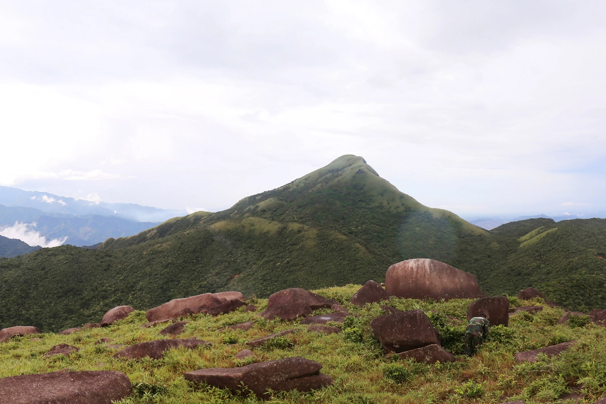 Đỉnh núi Voi Mẹp, cao hơn 1.700 m, nằm ở xã Hướng Hiệp, huyện Đăkrông, là đỉnh núi cao nhất tỉnh này nên được gọi là nóc nhà Quảng Trị.